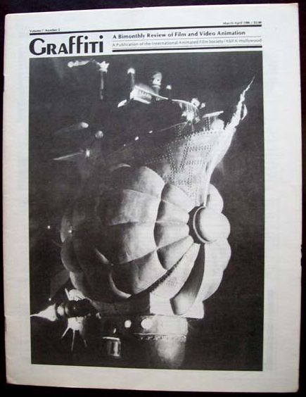GRAFFITI magazine cover March/April 1986
