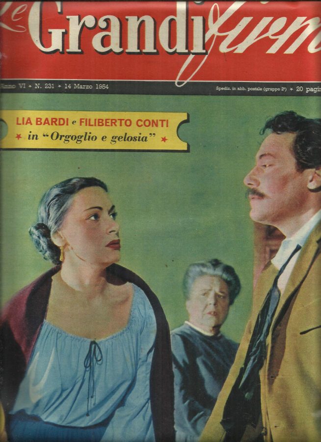 GRANDI FIRME|LE (1950s) magazine side cover Issue 231 14 March 1954