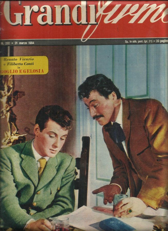 GRANDI FIRME|LE (1950s) magazine side cover Issue 232 21 March 1954