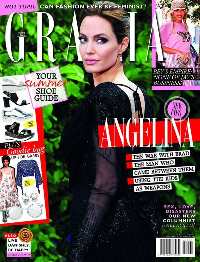 GRAZIA SOUTH AFRICA magazine side cover 19 October 2016