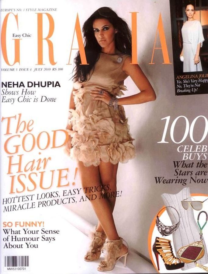 GRAZIA INDIA magazine side cover  July 2010