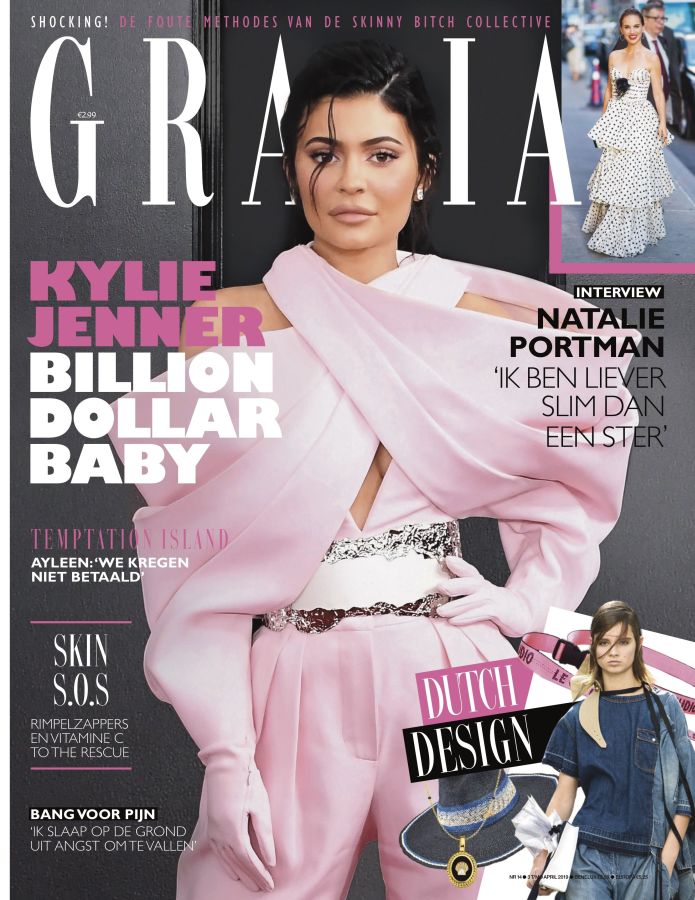 GRAZIA NETHERLANDS magazine side cover 3 April 2019