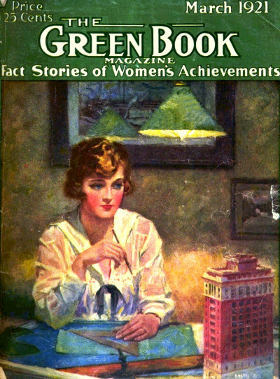 GREEN BOOK MAGAZINE magazine side cover March 1921