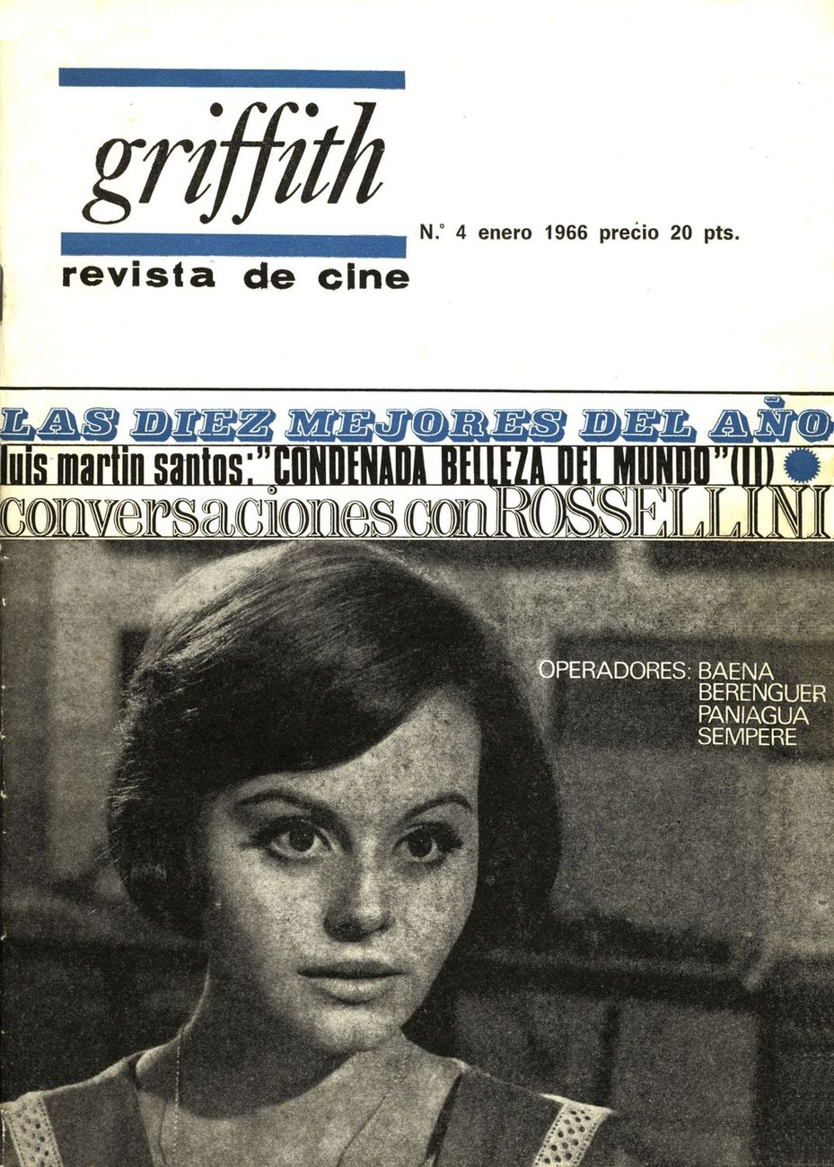 GRIFFITH magazine cover Issue 4 January 1966