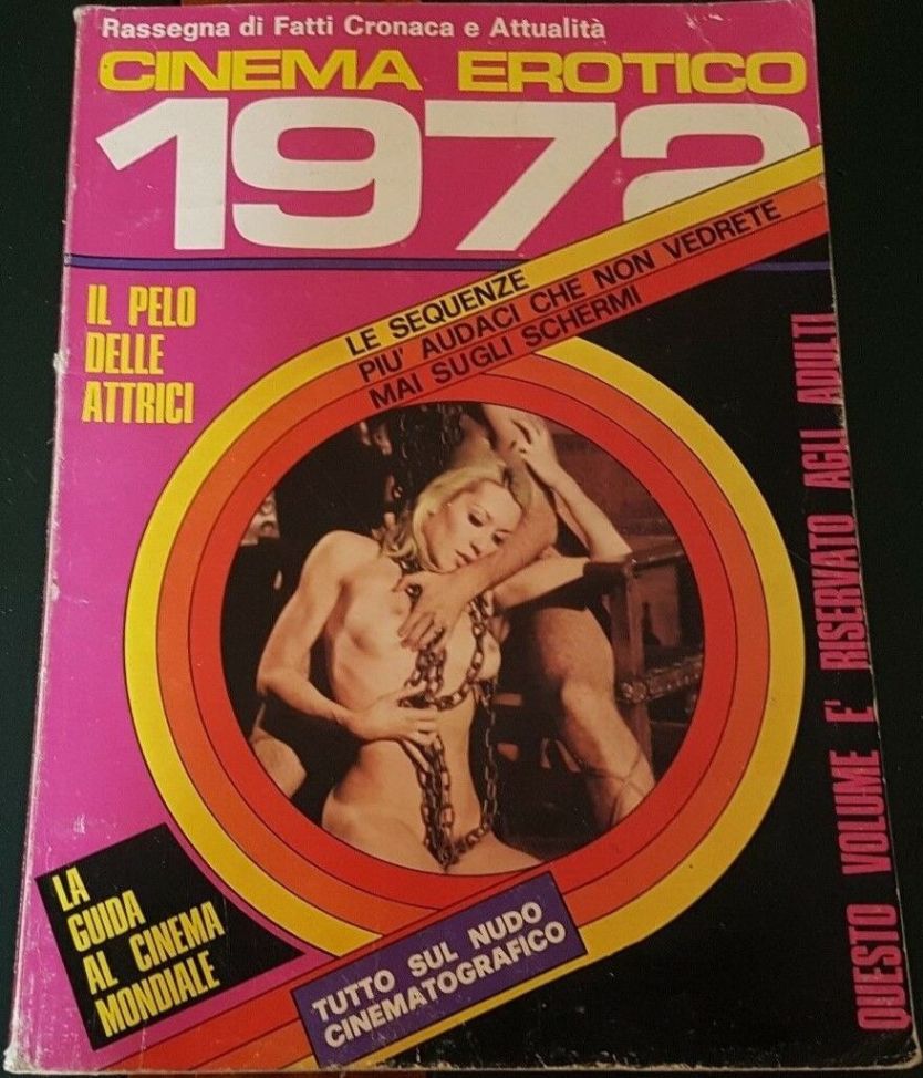 GUIDA AL CINEMA MONDIALE magazine side cover   1972