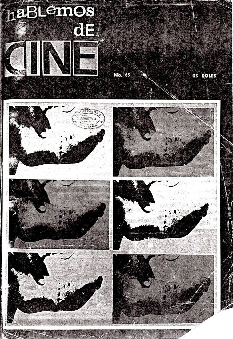 HABLEMOS DE CINE magazine side cover Issue 65  1973