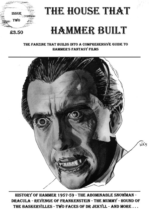 HOUSE THAT HAMMER BUILT magazine side cover Issue 2  1996