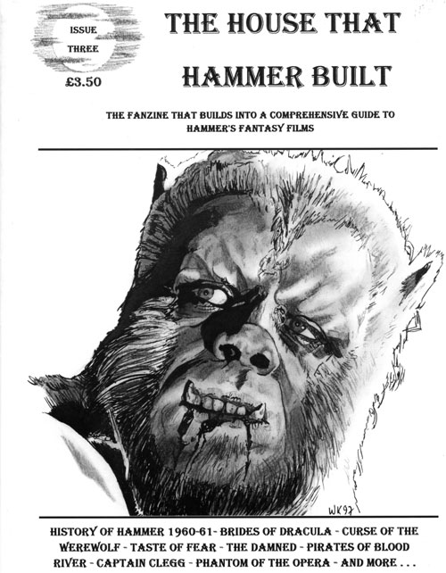 HOUSE THAT HAMMER BUILT magazine cover Issue 3  1997