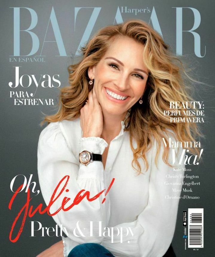 HARPERS BAZAAR MEXICO magazine side cover  May 2021