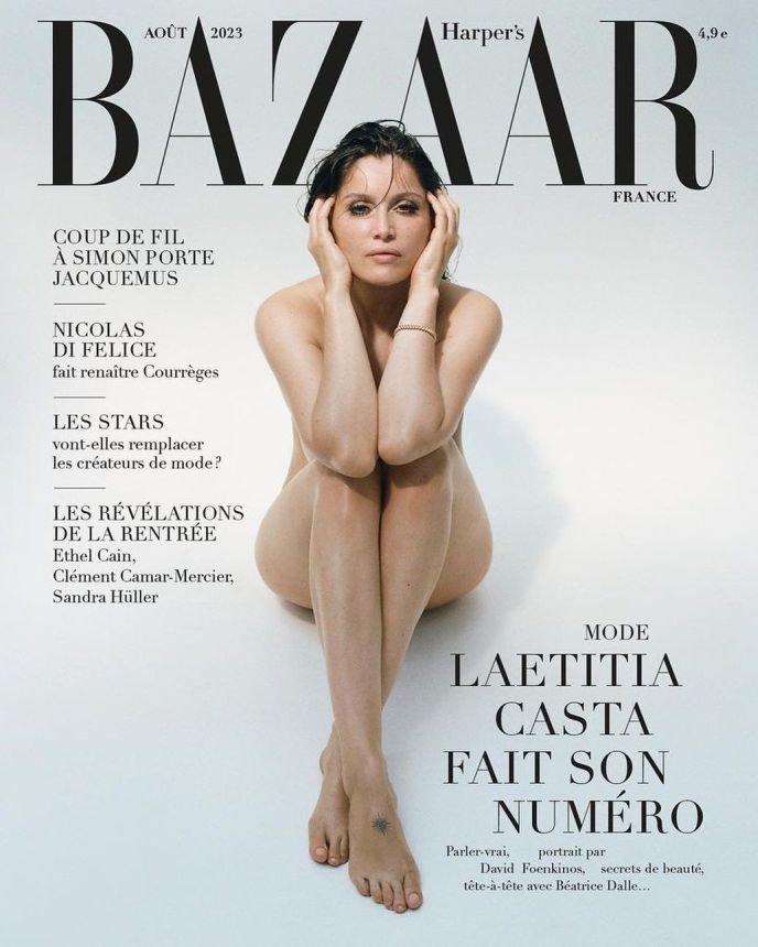 HARPERS BAZAAR FRANCE magazine cover  August 2023