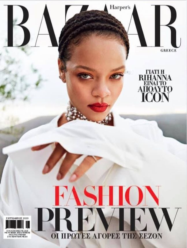 HARPERS BAZAAR GREECE magazine cover  September 2020