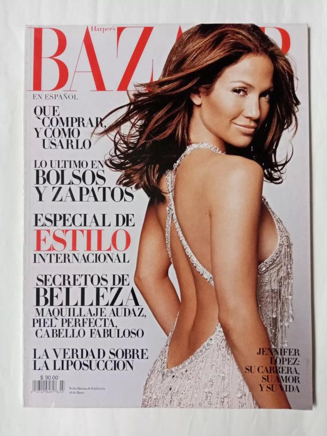 HARPERS BAZAAR MEXICO magazine side cover  March 2003