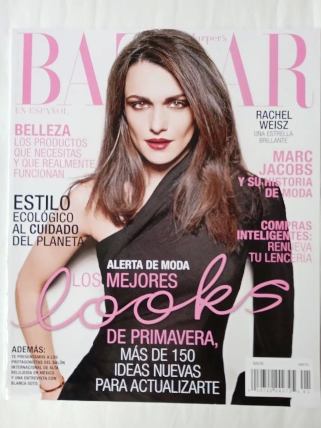 HARPERS BAZAAR MEXICO magazine side cover  February 2010