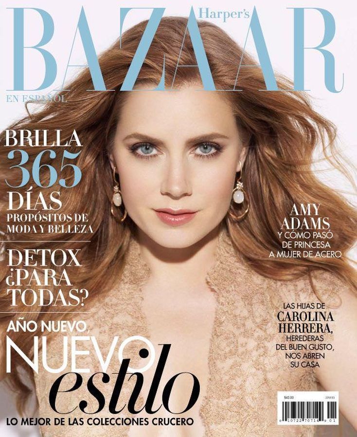 HARPERS BAZAAR MEXICO magazine side cover  January 2013