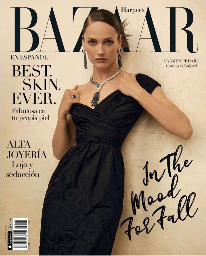 HARPERS BAZAAR MEXICO magazine side cover  October 2023