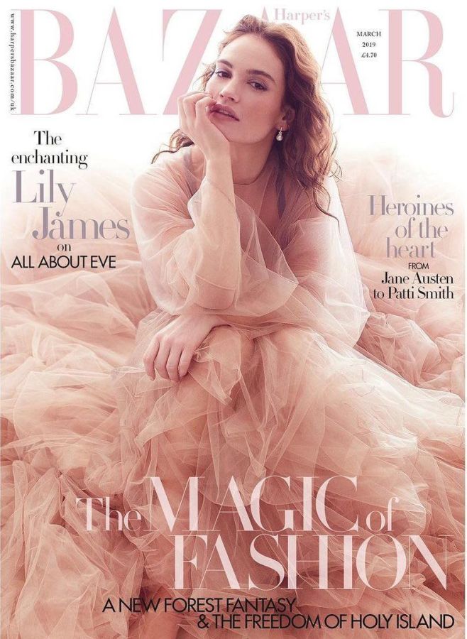 HARPERS BAZAAR UK magazine cover  March 2019