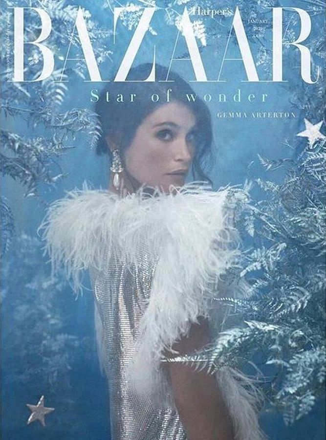 HARPERS BAZAAR UK magazine cover  January 2020