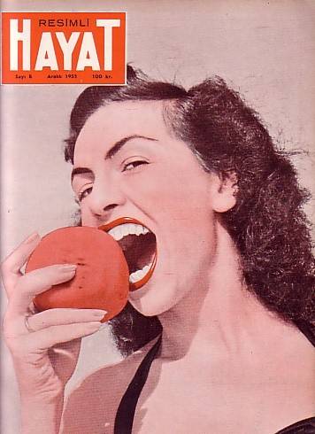 RESIMLI HAYAT magazine cover Issue 8 December 1952