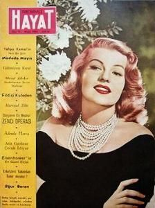 RESIMLI HAYAT magazine side cover Issue 12 April 1953