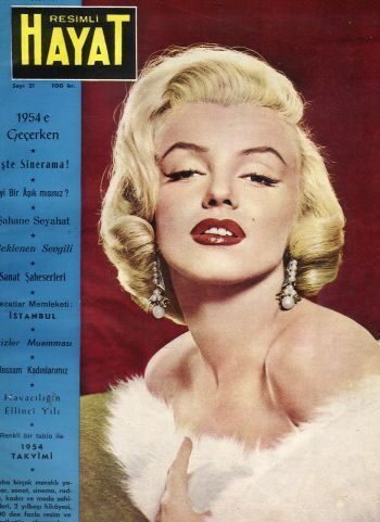 RESIMLI HAYAT magazine cover Issue 29 September 1954
