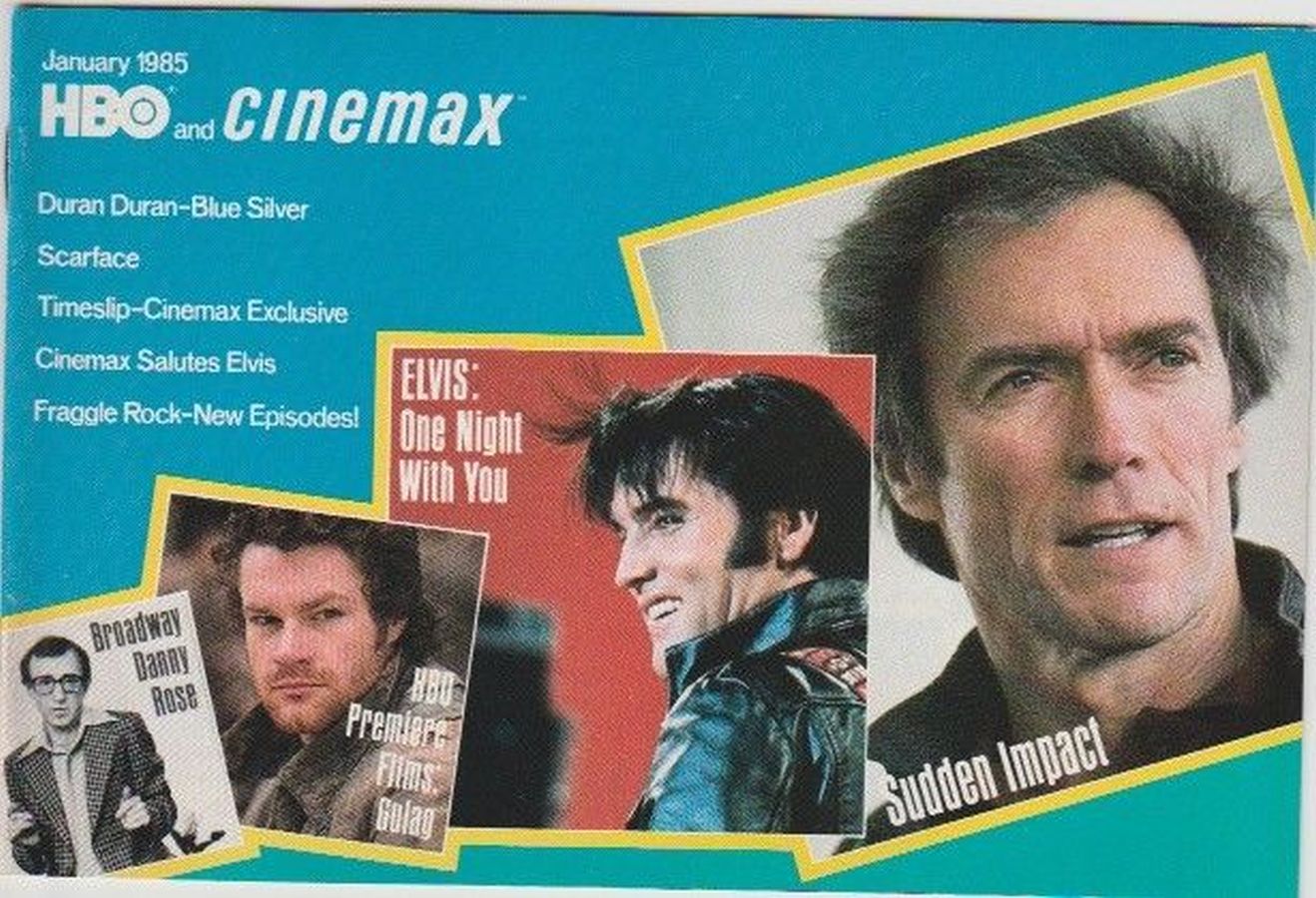 HBO CINEMAX magazine cover  January 1985