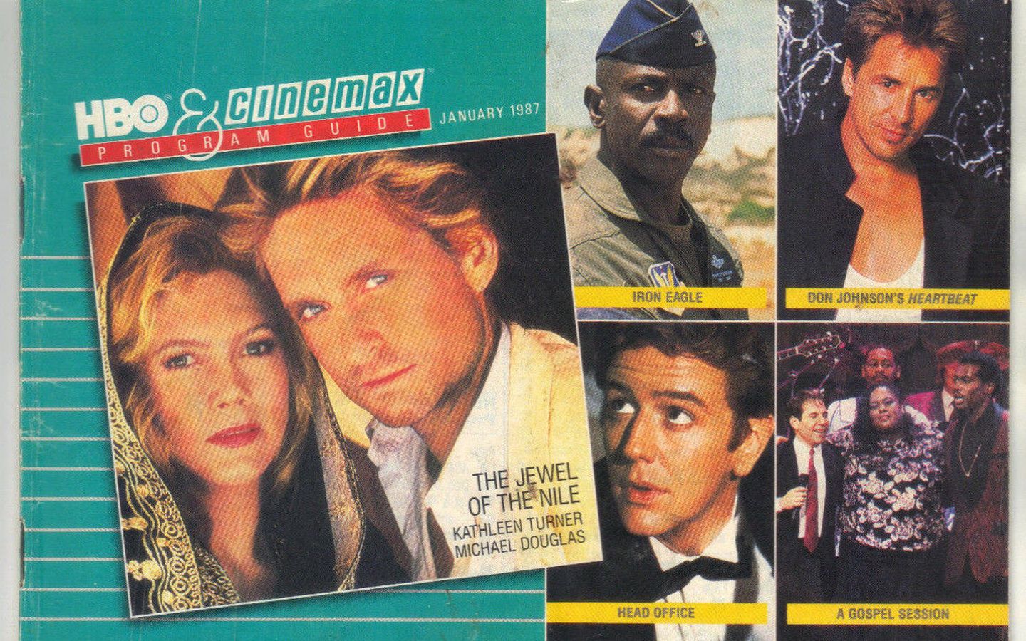 HBO CINEMAX magazine cover  January 1987