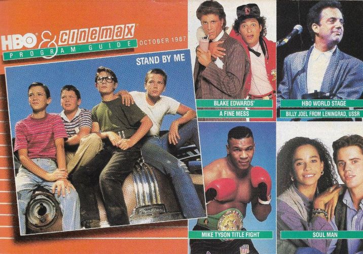 HBO CINEMAX magazine cover  October 1987