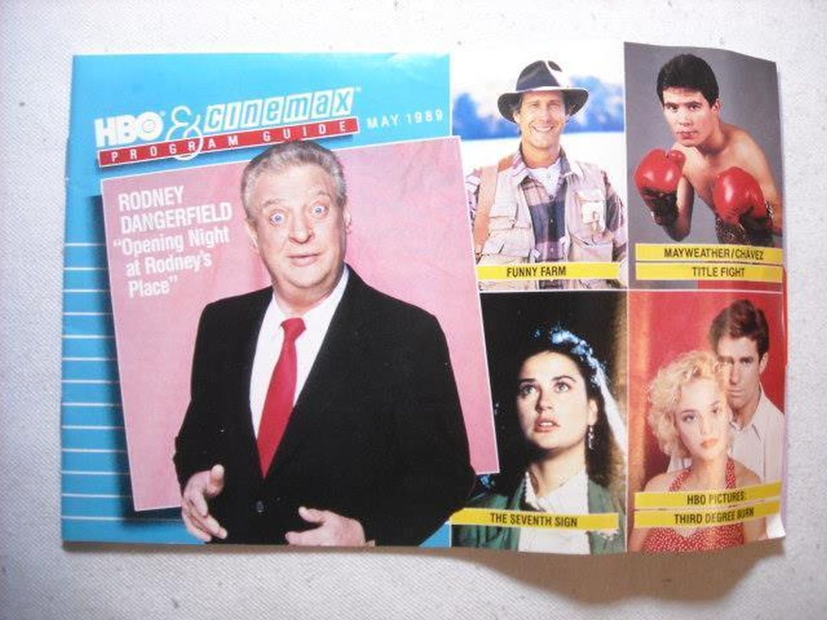 HBO CINEMAX magazine cover  May 1989