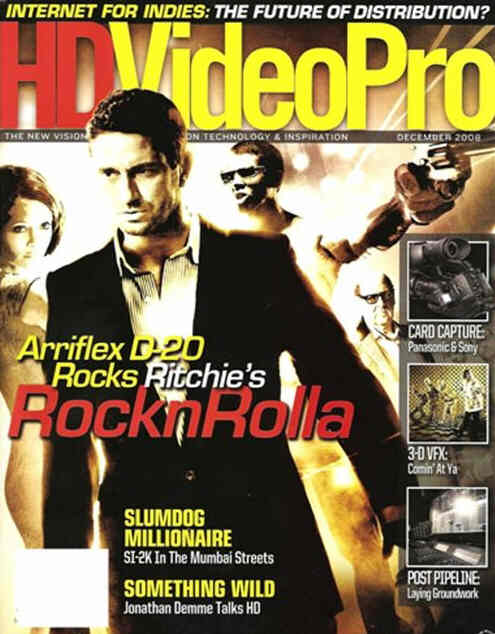 HD VIDEO PRO magazine cover December 2008