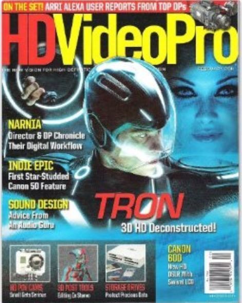 HD VIDEO PRO magazine cover February 2011