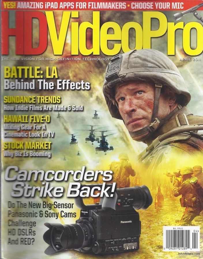 HD VIDEO PRO magazine cover April 2011
