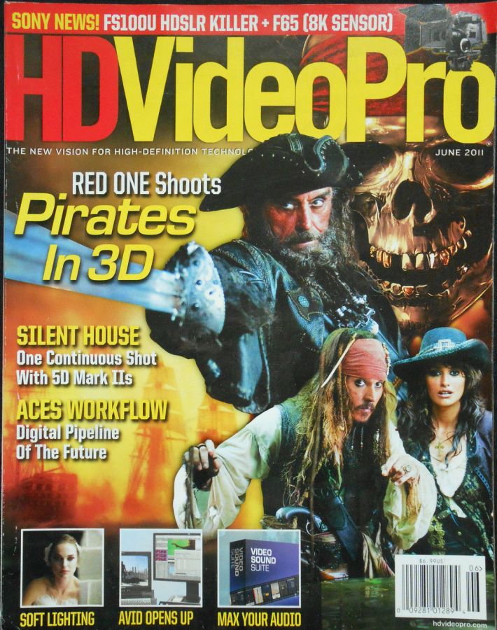 HD VIDEO PRO magazine cover June 2011