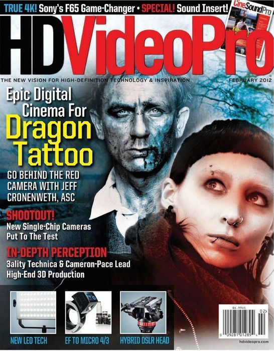 HD VIDEO PRO magazine cover February 2012