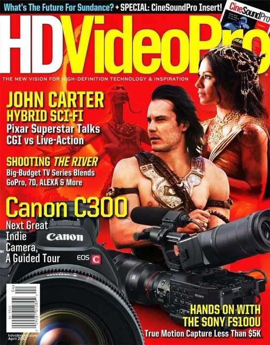 HD VIDEO PRO magazine cover March/April 2012