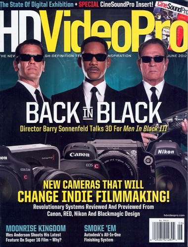 HD VIDEO PRO magazine cover June 2012