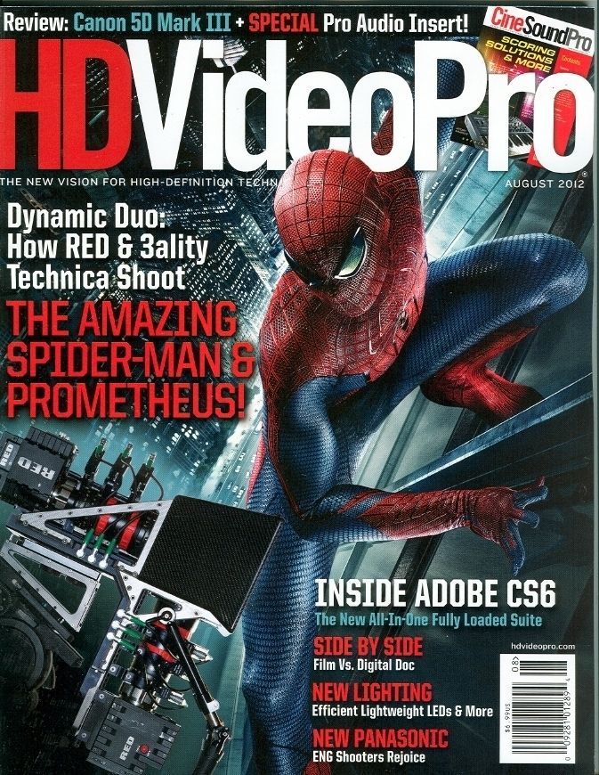 HD VIDEO PRO magazine cover August 2012