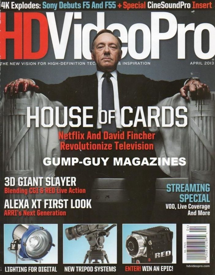 HD VIDEO PRO magazine cover April/May 2013