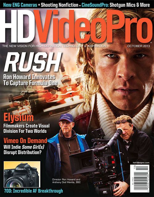 HD VIDEO PRO magazine cover October/November 2013
