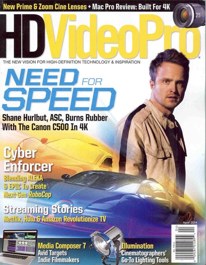 HD VIDEO PRO magazine cover April/May 2014