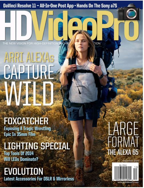 HD VIDEO PRO magazine cover December 2014