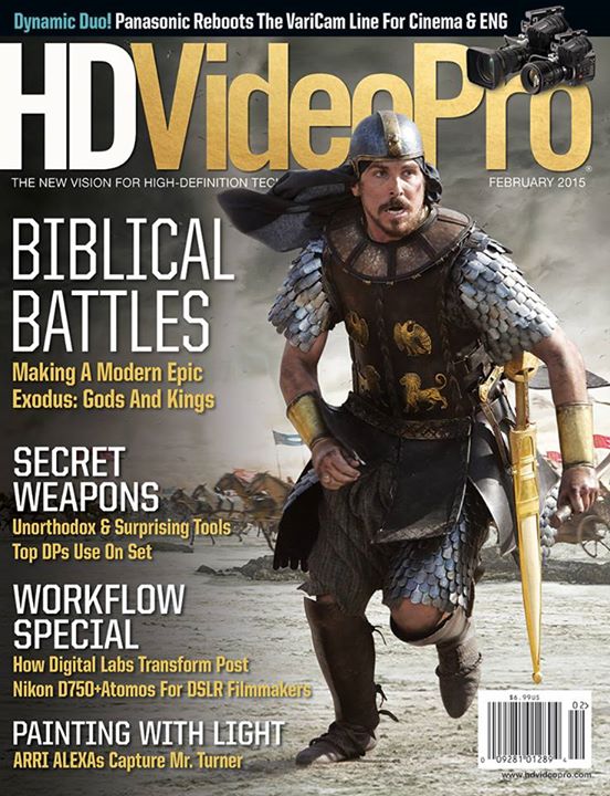 HD VIDEO PRO magazine cover February 2015