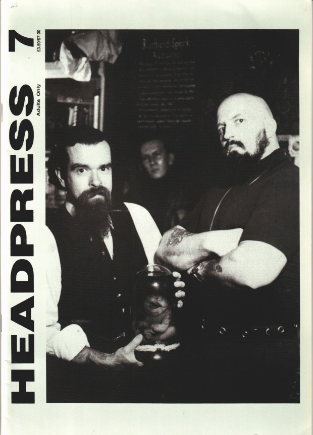 HEADPRESS magazine cover Issue 7  1993