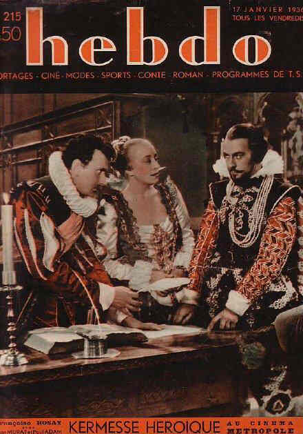 HEBDO magazine cover Issue 215 17 January 1936