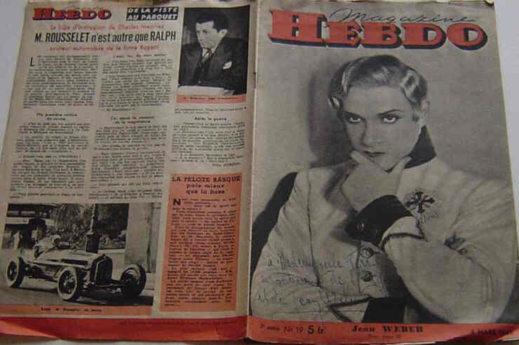 HEBDO magazine cover Issue 19 4 March 1945