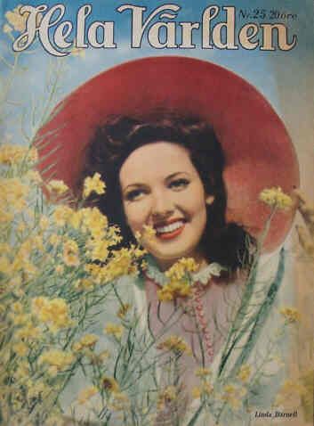 HELA VARLDEN magazine side cover Issue 25 20 June 1943