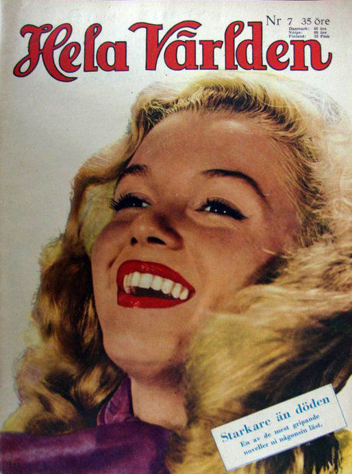 HELA VARLDEN magazine side cover Issue 7  1952
