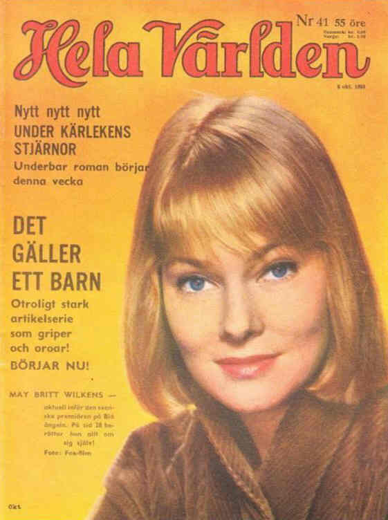 HELA VARLDEN magazine side cover Issue 41  1959