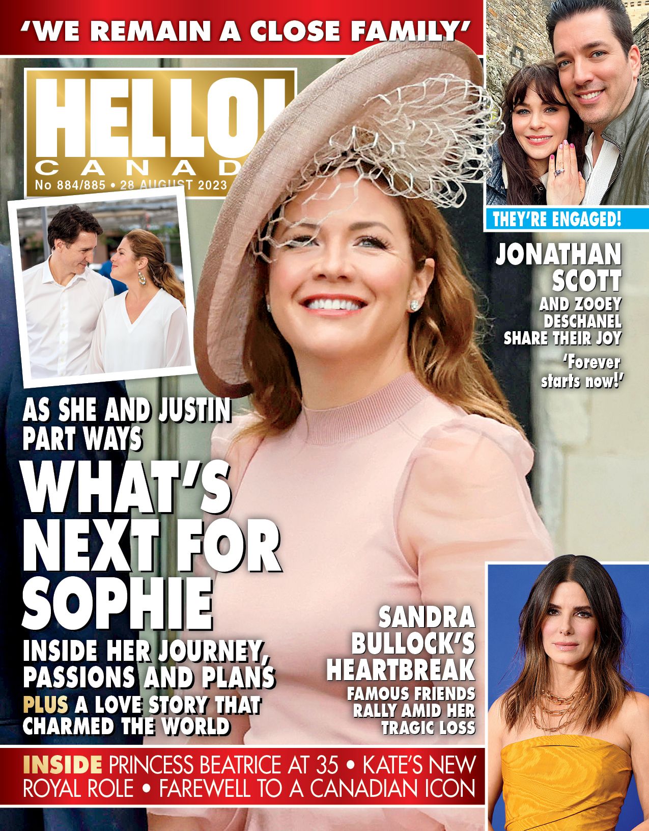 HELLO CANADA magazine side cover 28 August 2023