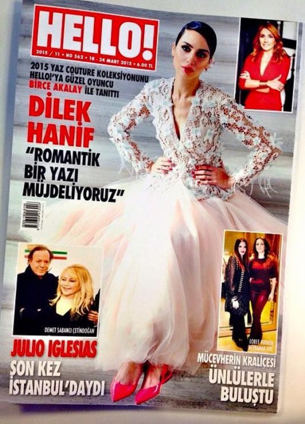HELLO! TURKEY magazine cover 18 March 2015