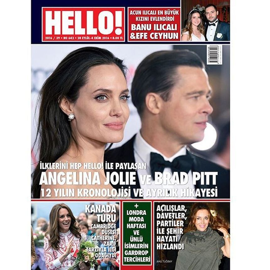 HELLO! TURKEY magazine cover 28 September 2016